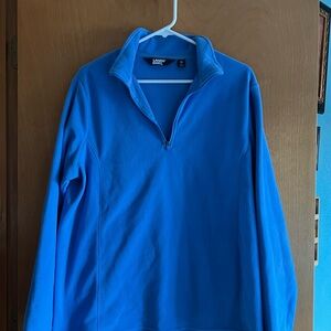 Lands' End Sky Blue Fleece Jacket